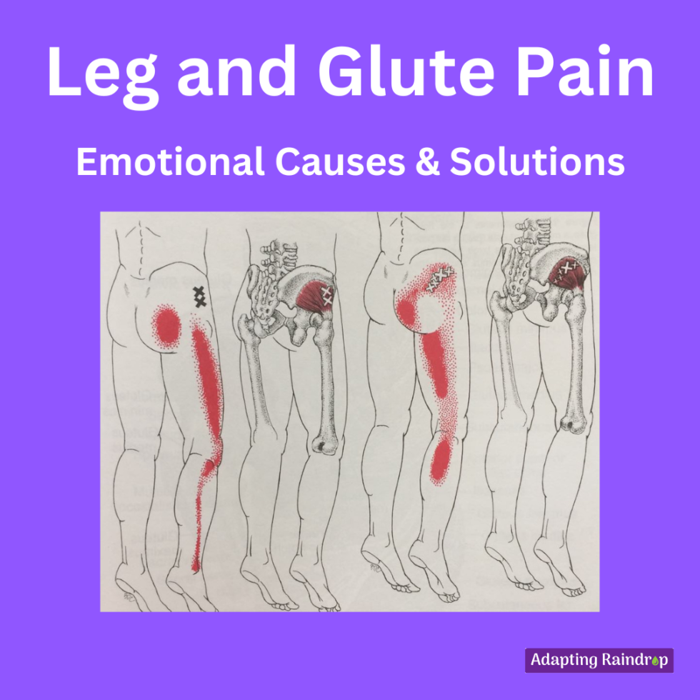 Leg and Glute Pain Emotional Causes and Solutions - Adapting Raindrop